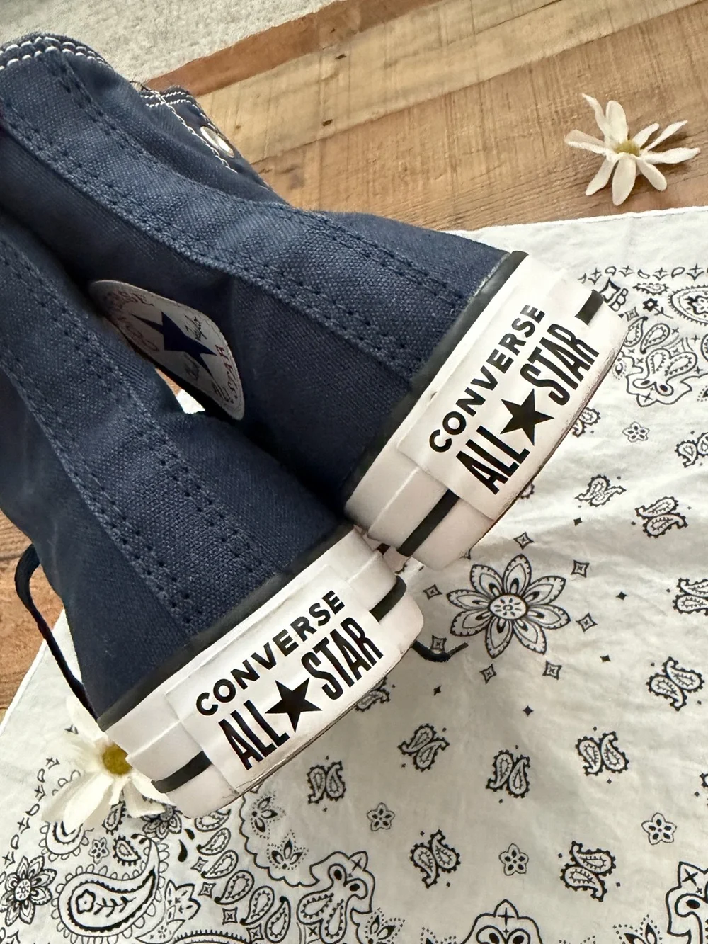 Converse All Star Chuck Taylor Navy White High-Top Sneakers